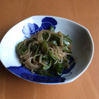 糸こんとピーマンの炒め煮♪